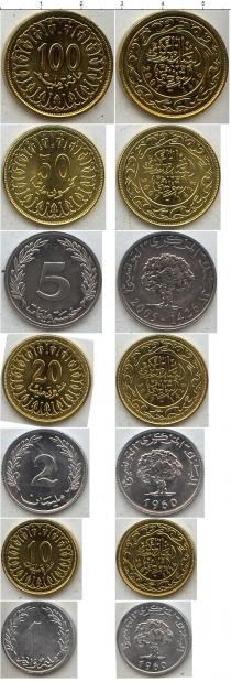 Продать Наборы монет Тунис Тунис 1960-2007 0 