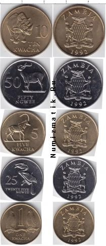 Продать Наборы монет Замбия Замбия 1992 1992 
