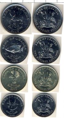Продать Наборы монет Уганда Уганда 1998-2003 0 