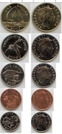 Продать Наборы монет Бермудские острова Бермуды 2000-2005 2005 