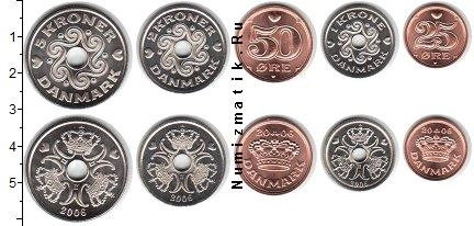 Продать Наборы монет Дания Дания 1997-2001 0 
