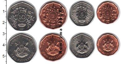 Продать Наборы монет Уганда Уганда 1987 1987 