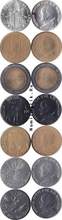 Продать Подарочные монеты Ватикан Anno VI 1984 1984 