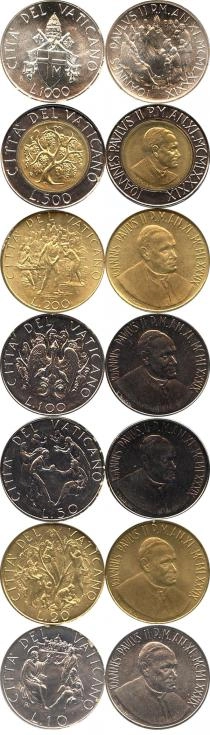Продать Подарочные монеты Ватикан Выпуск 1989 года 1989 