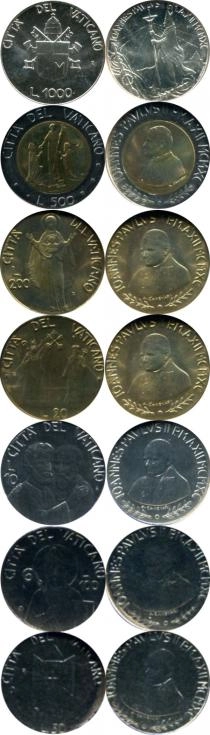 Продать Подарочные монеты Ватикан Выпуск 1990 года 1990 