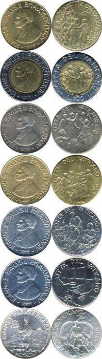 Продать Подарочные монеты Ватикан Выпуск 1994 года 1994 