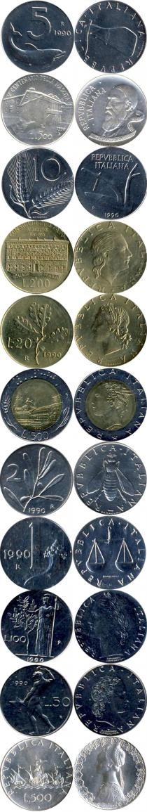Продать Подарочные монеты Италия 500-летие рождения Тициана 1990 