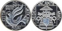 Продать Подарочные монеты Ватикан Приди Господь, Святой Дух 2005 Серебро