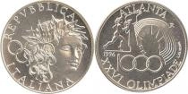 Продать Подарочные монеты Италия Олимпийские игры в Атланте 1996 Серебро