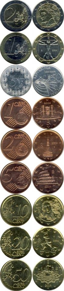 Продать Подарочные монеты Италия 50-летие итальянскому телевиденью 2004 