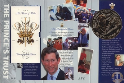 Продать Подарочные монеты Великобритания 50-летие принца Уэльского 1998 