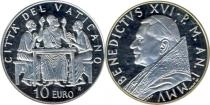 Продать Подарочные монеты Ватикан Понтификат Бенедикта XVI 2005 Серебро