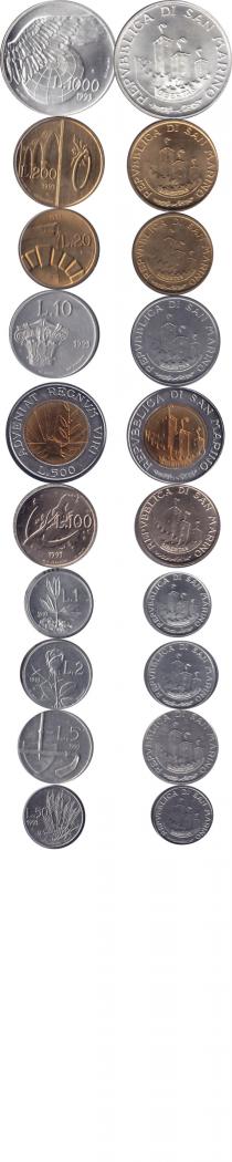 Продать Подарочные монеты Сан-Марино Набор: В истории Европы - залог ее будущего 1993 