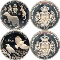 Продать Подарочные монеты Сан-Марино Серебряные монеты 1993 года 1993 Серебро