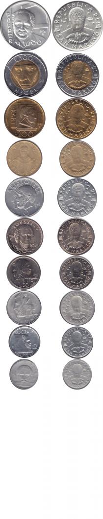 Продать Подарочные монеты Сан-Марино Сан Марино - часть Европы 1996 Серебро