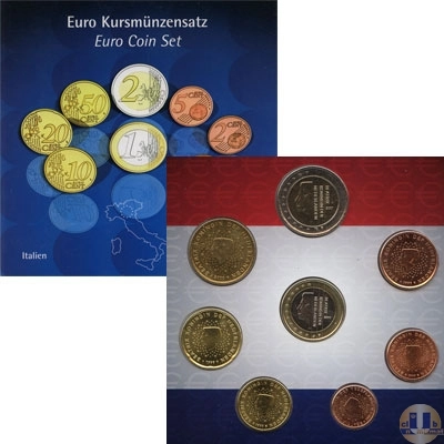 Продать Подарочные монеты Нидерланды Подарочный набор евро 2003 2003 