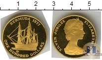 Продать Монеты Бермудские острова 100 долларов 1977 Золото