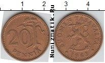 Продать Монеты Финляндия 20 пенсов 1987 Бронза