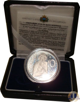 Продать Подарочные монеты Сан-Марино Джозуэ Кардуччи 2007 Серебро