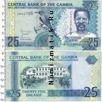 Продать Банкноты Гамбия 25 даласи 2001 