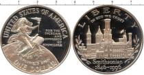 Продать Подарочные монеты США 1 доллар 1996 Серебро