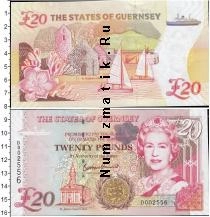 Продать Банкноты Гернси 20 фунтов 1996 