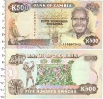 Продать Банкноты Замбия 500 квач 0 