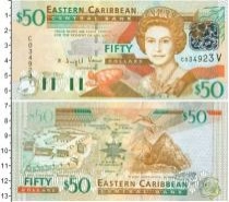 Продать Банкноты Карибы 50 долларов 0 