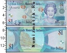 Продать Банкноты Каймановы острова 1 доллар 2006 