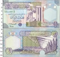 Продать Банкноты Ливия 1/2 динара 1989 