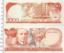 Продать Банкноты Коста-Рика 1000 колон 2004 