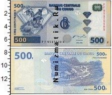 Продать Банкноты Конго 500 франков 2002 