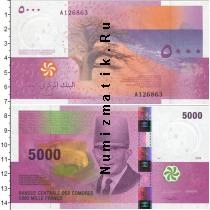 Продать Банкноты Коморские острова 5000 франков 2006 