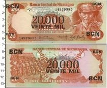 Продать Банкноты Никарагуа 20000 кордоб 0 