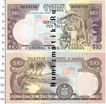 Продать Банкноты Самоа 10 тала 1999 
