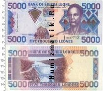 Продать Банкноты Сьерра-Леоне 5000 леоне 2003 