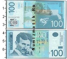 Продать Банкноты Сербия 100 динар 2006 