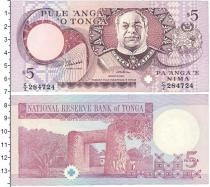 Продать Банкноты Тонга 5 панга 1994 