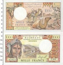 Продать Банкноты Джибути 1000 франков 0 