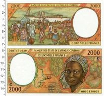 Продать Банкноты Центральная Африка 2000 франков 1993 