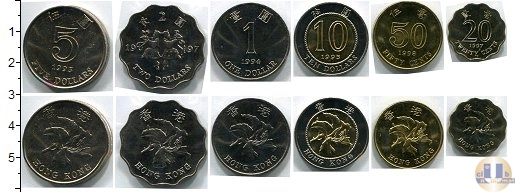 Продать Наборы монет Гонконг Гонконг 1993-1998 0 
