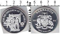 Продать Монеты Барбадос 5 долларов 2001 Серебро