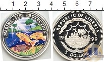 Продать Монеты Либерия 5 долларов 1999 Серебро