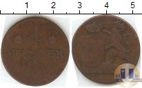 Продать Монеты Гессен 4 хеллера 0 Медь