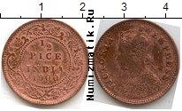 Продать Монеты Индия 1/2 пайса 1901 Медь