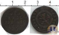 Продать Монеты Гессен 1 пфенниг 1777 Медь