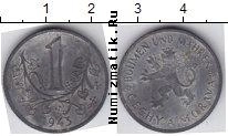 Продать Монеты Чехия 1 крона 1943 Цинк