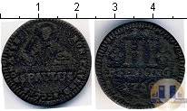 Продать Монеты Германия 3 пфеннига 1760 Медь