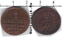 Продать Монеты Пруссия 1/2 крейцера 1788 Медь