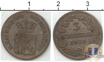 Продать Монеты Бавария 3 пфеннига 1866 Серебро